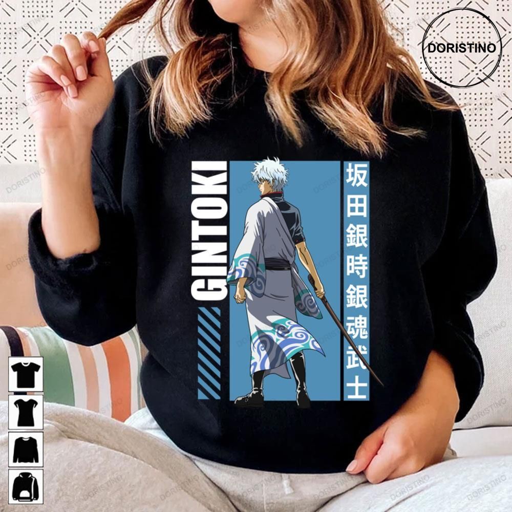 Blue Gintoki Sakata Gintama Trending Style 6564